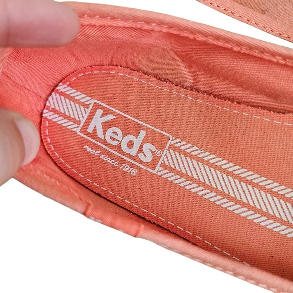 Keds Women's Cork and Pink Slip On Flat Sneakers Shoes Size 9.5 - Picture 5 of 7